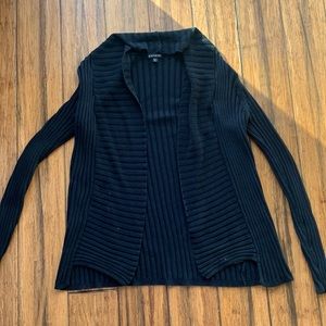 Black ribbed Express Womens cardigan medium